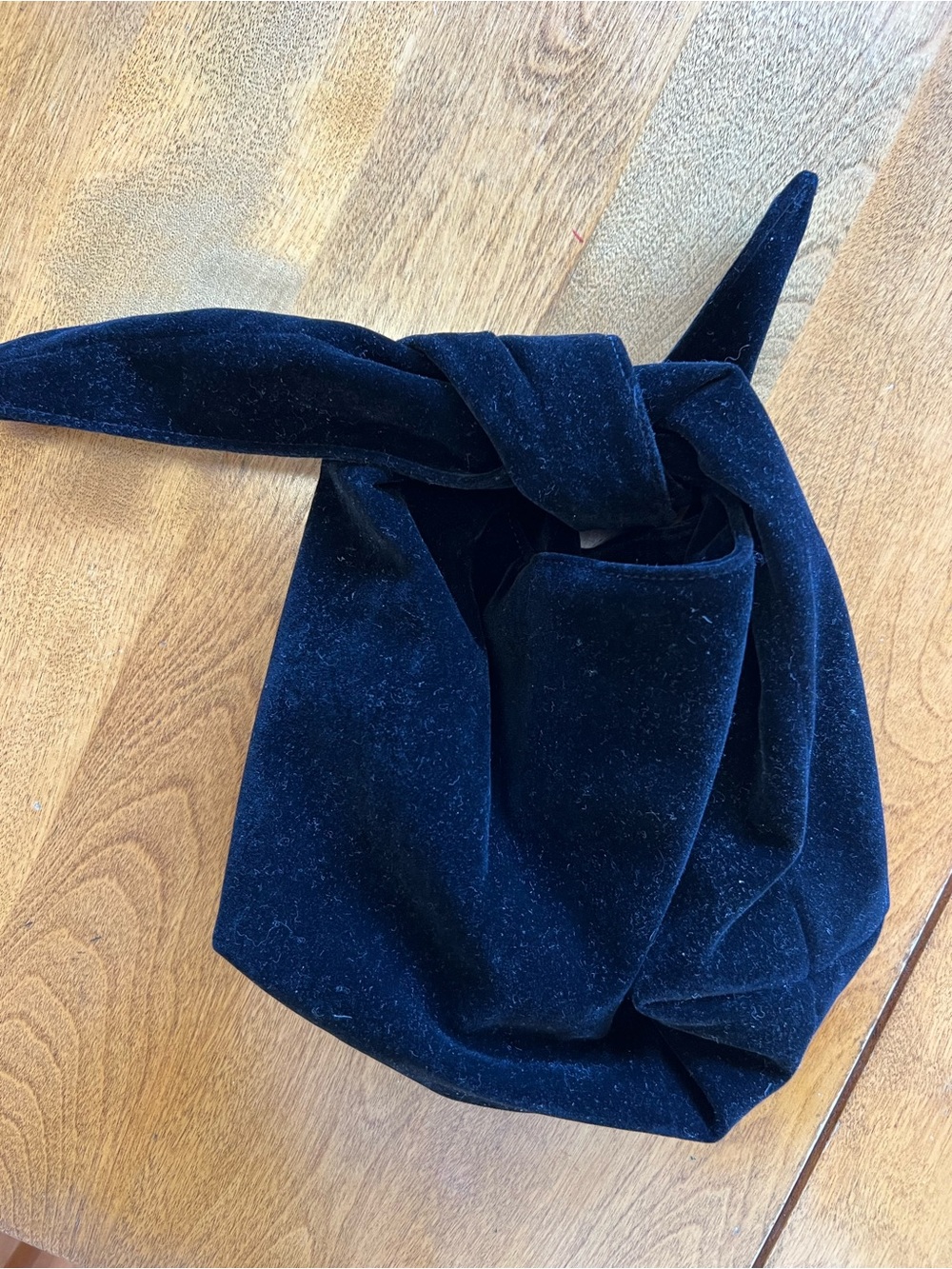 Merit beauty limited edition black velvet bag